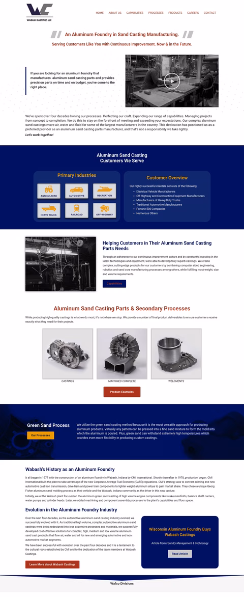 Wabash-Castings Homepage 1440px