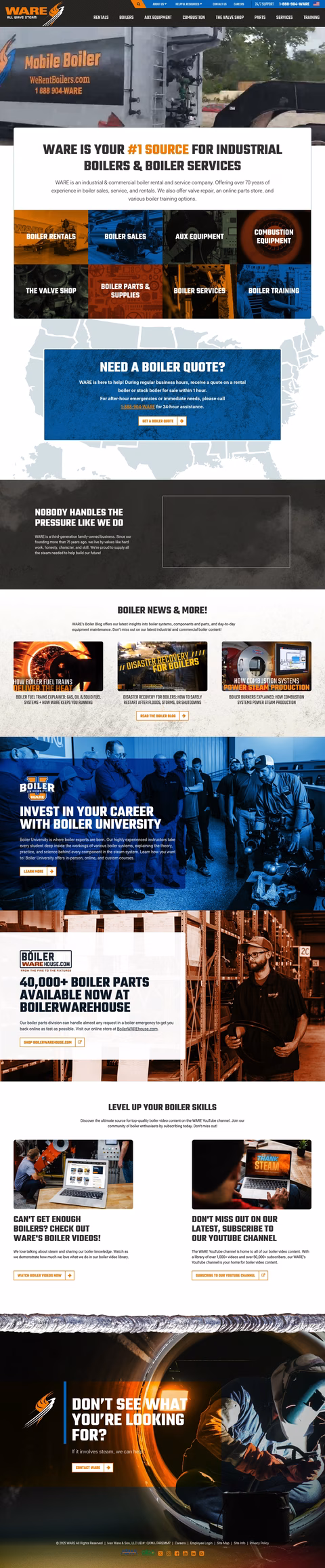 Ware Homepage 1440px