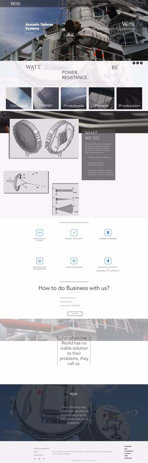 Wattre Homepage 1440px