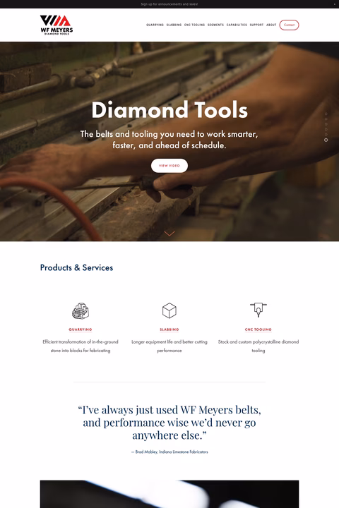 Wf-Meyers-Diamond-Tools Homepage 1440px