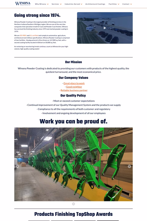 Winona-Powder-Coating Homepage 1440px