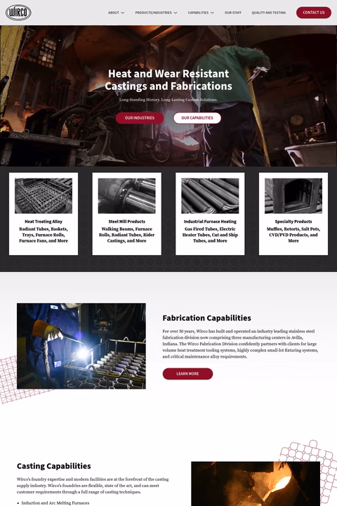 Wirco Homepage 1440px