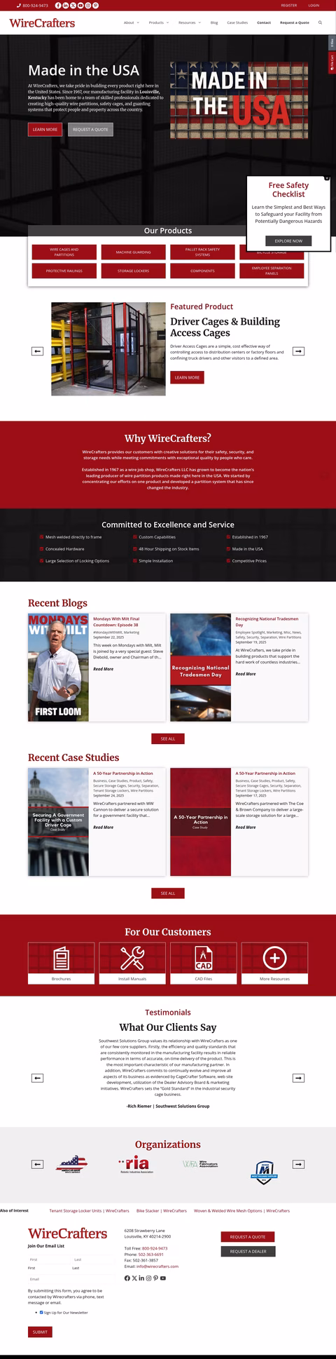 Wirecrafters Homepage 1440px