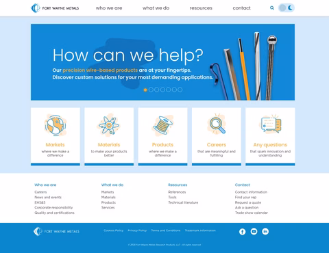 Fort-Wayne-Metals-Research-Products Homepage 1440px