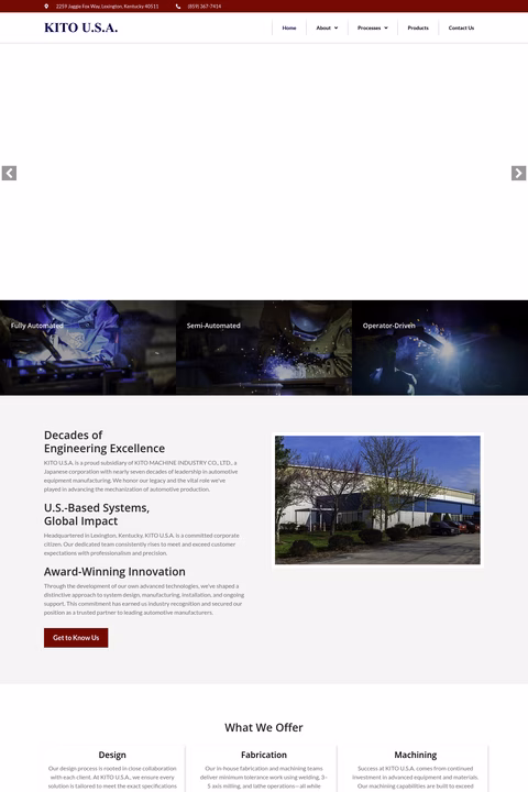 Kito-Usa Homepage 1440px