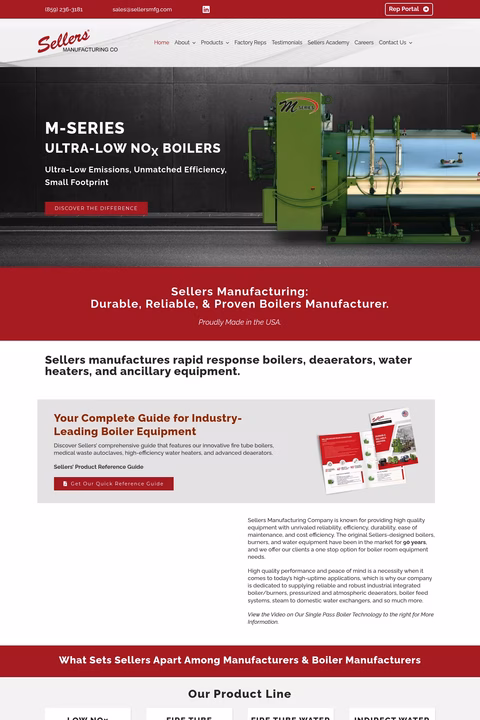 Sellers-Manufacturing Homepage 1440px