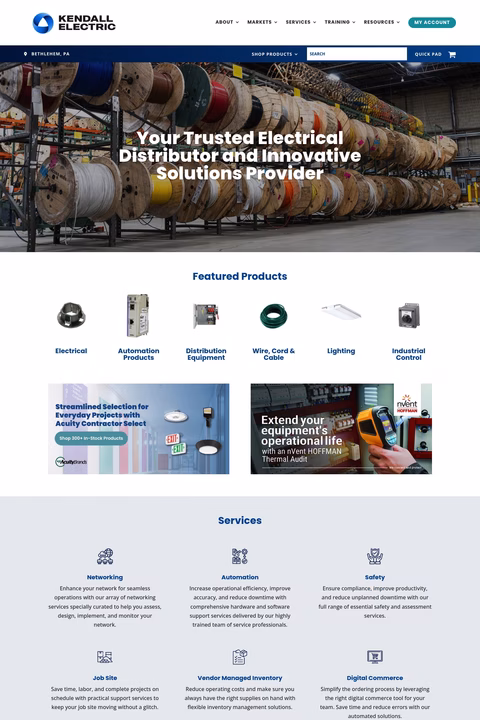 Kendall-Electric Homepage 1440px