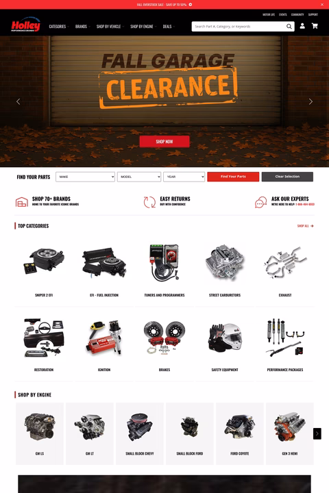Holley Homepage 1440px