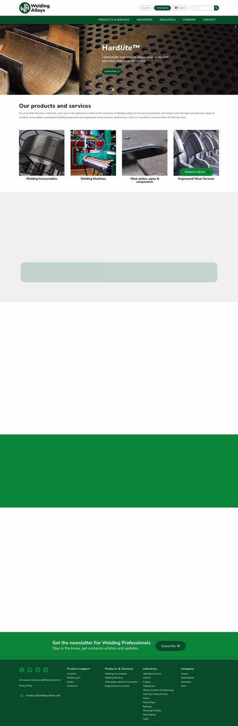 Welding-Alloys Homepage 1440px