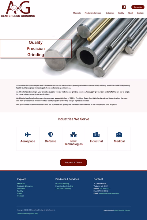 A-G-Centerless-Grinding Homepage 1440px