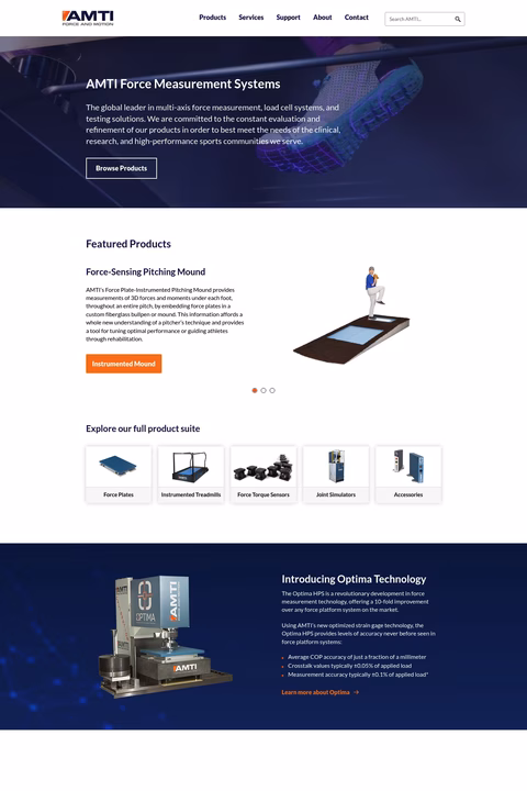 Advanced-Mechanical-Technology-Inc Homepage 1440px