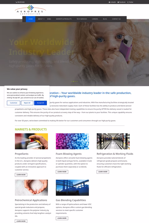 Aeropres-Corporation Homepage 1440px