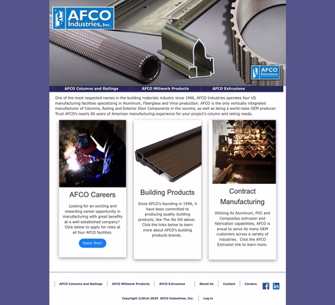 Afco-Industries Homepage 1440px
