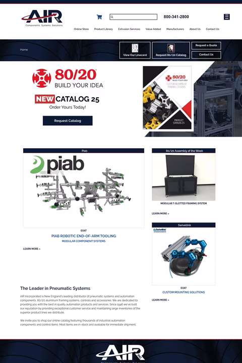 Air-Inc Homepage 1440px