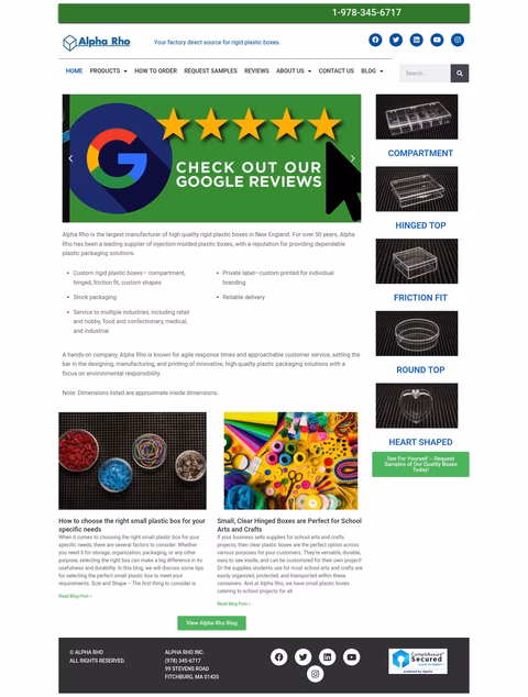 Alpha-Rho Homepage 1440px