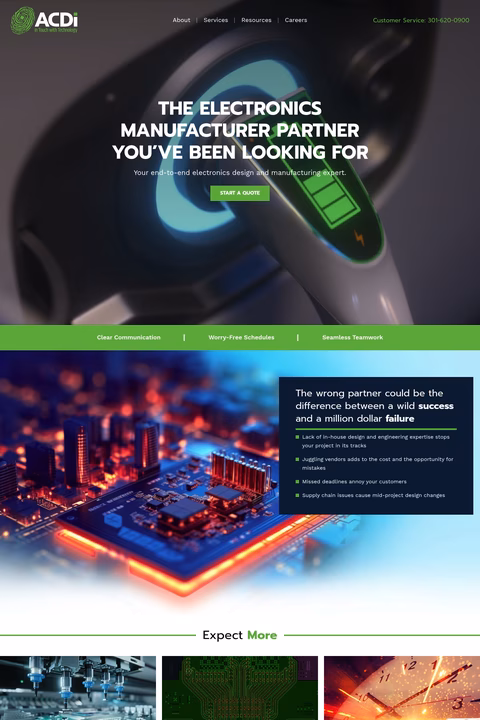 American-Computer-Development-Inc Homepage 1440px