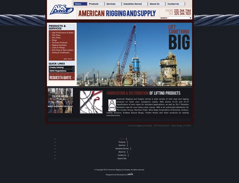 American-Rigging-Supply Homepage 1440px