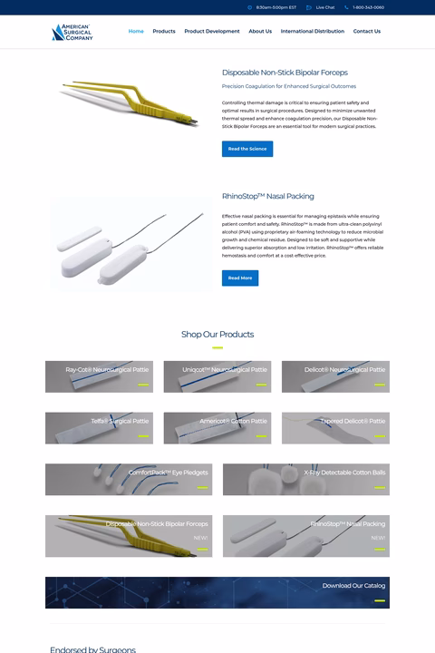 American-Surgical-Company Homepage 1440px