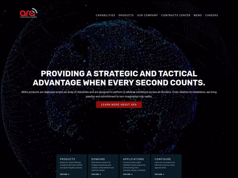 Antenna-Research-Associates Homepage 1440px