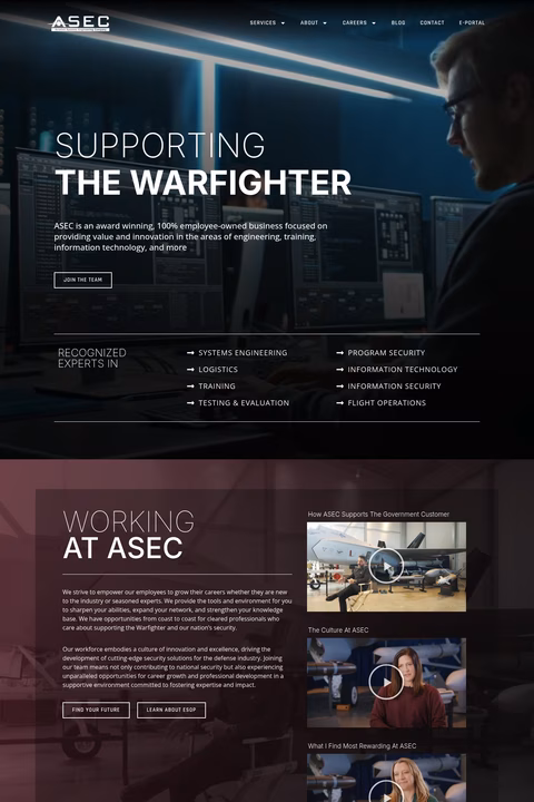 Asec-Inc Homepage 1440px