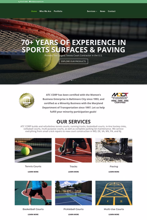 Atc-Corp Homepage 1440px