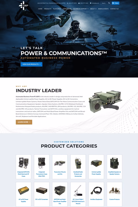 Automated-Business-Power Homepage 1440px