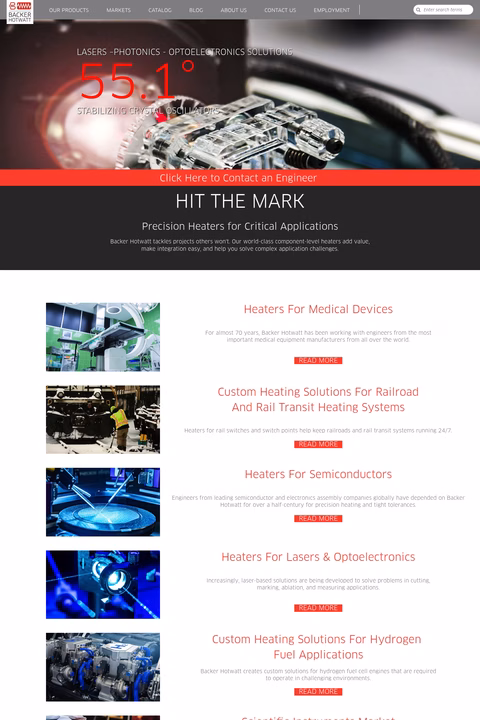 Backer-Hotwatt Homepage 1440px