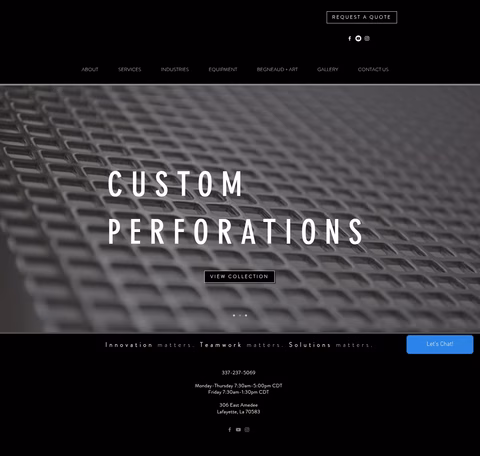Begneaud Homepage 1440px