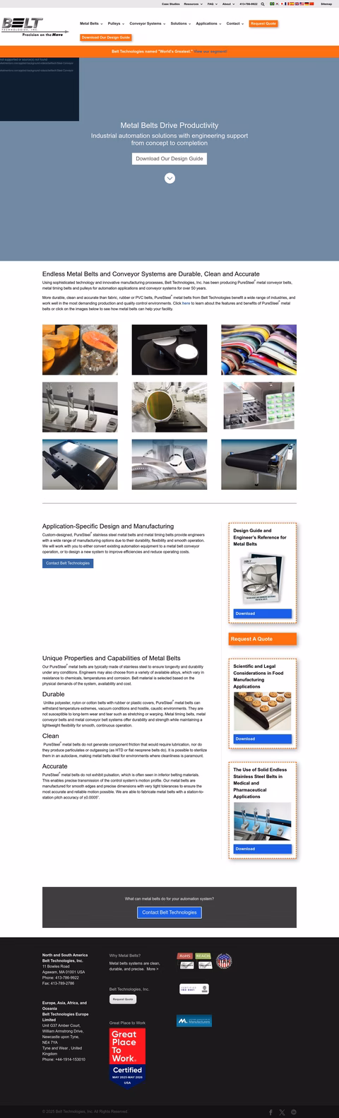 Belt-Technologies Homepage 1440px