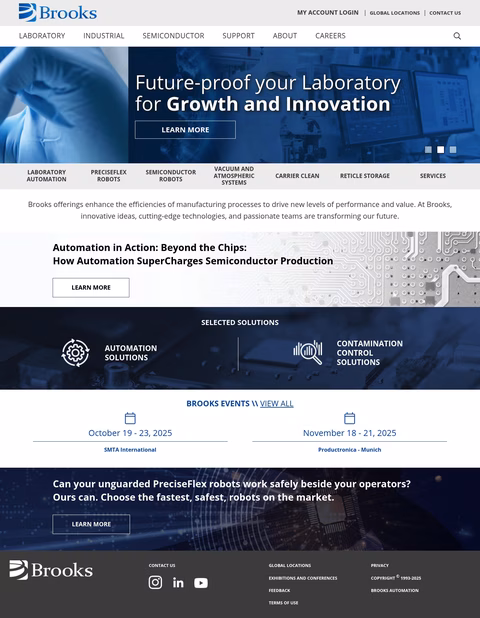 Brooks-Automation Homepage 1440px