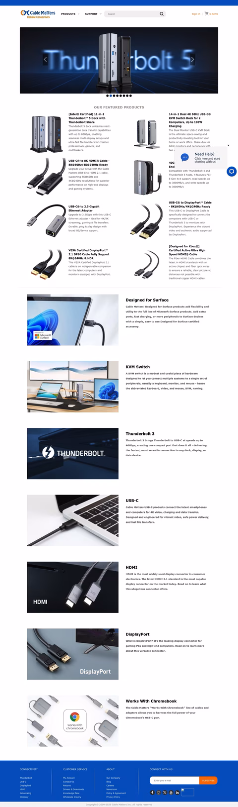 Cable-Matters Homepage 1440px