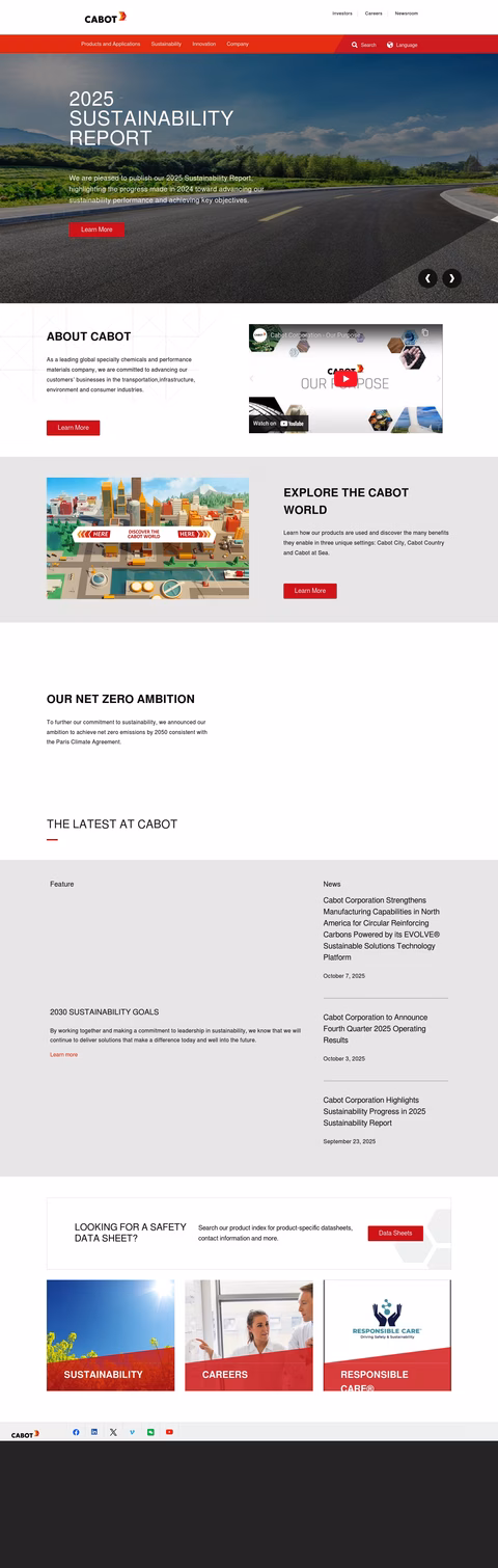 Cabot Homepage 1440px