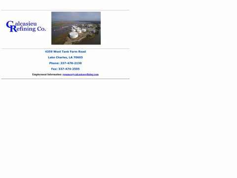 Calcasieu-Refining-Company Homepage 1440px