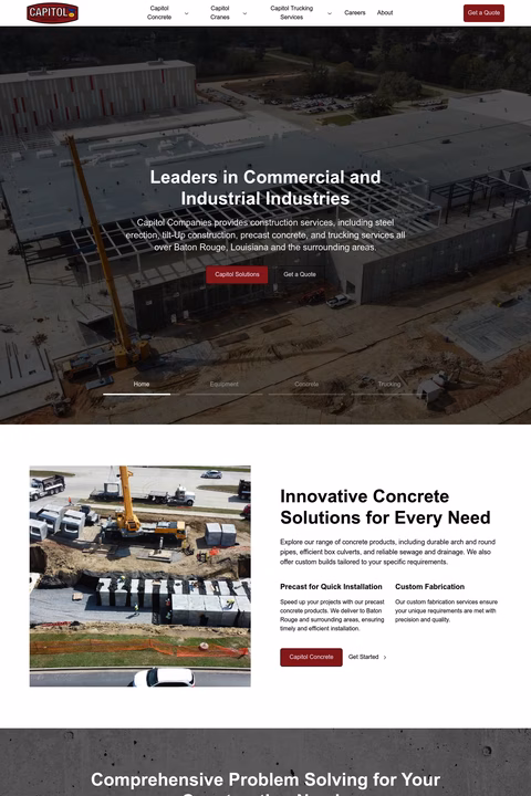 Capitol-Companies Homepage 1440px
