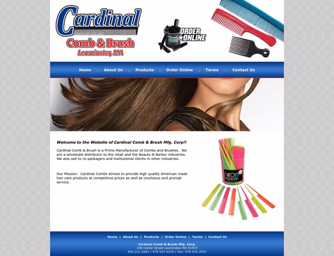 Cardinal-Comb-Brush Homepage 1440px