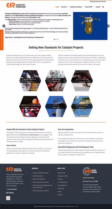 Catalyst-Handling-Resources Homepage 1440px