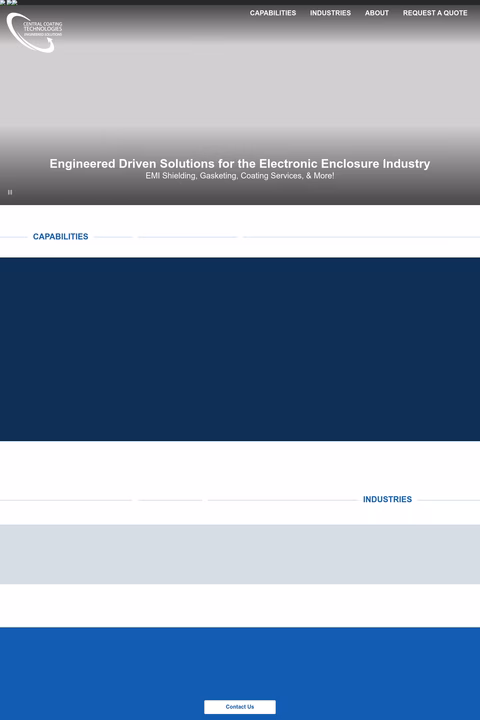 Central-Coating-Technologies Homepage 1440px