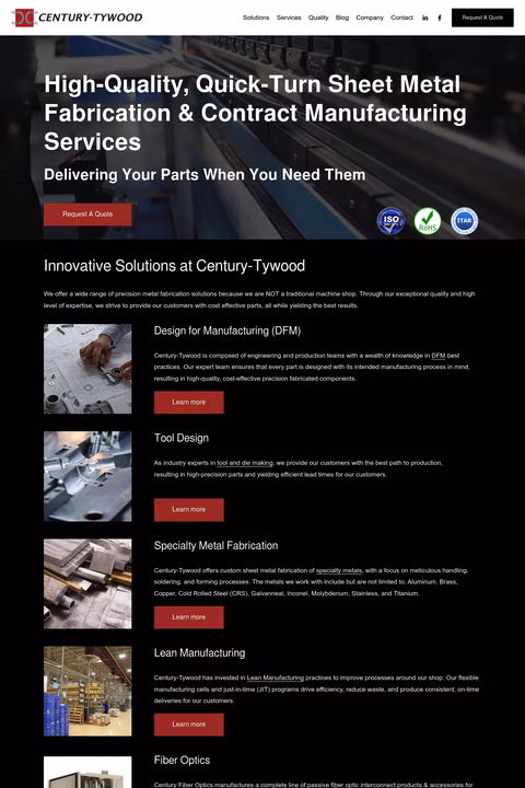 Century-Tywood Homepage 1440px