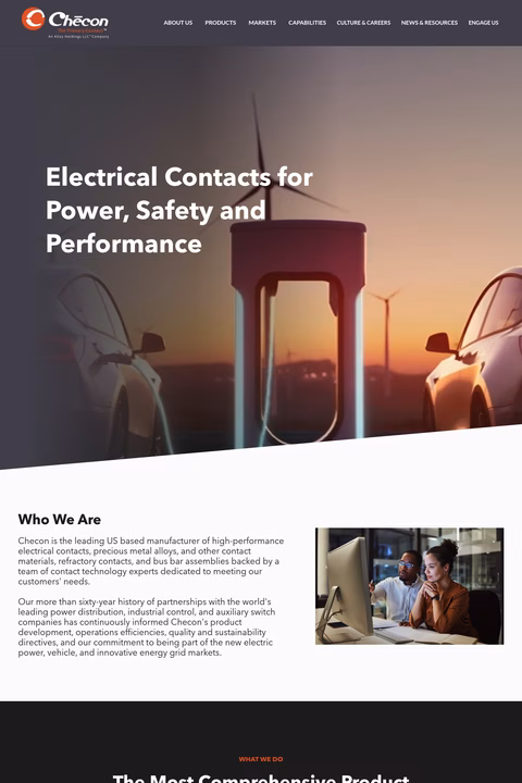 Checon Homepage 1440px