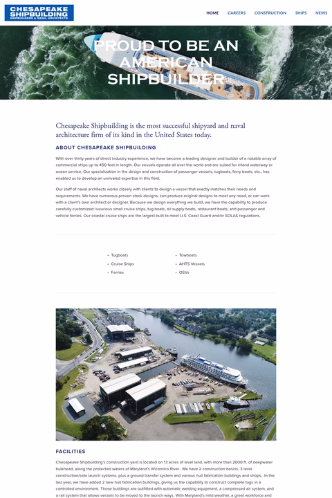 Chesapeake-Shipbuilding Homepage 1440px