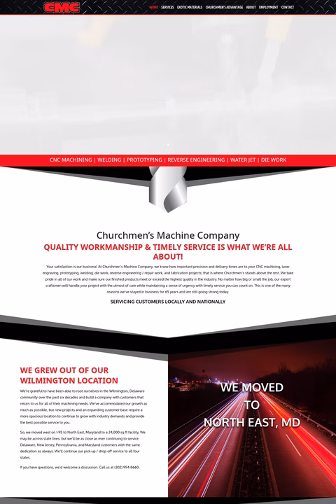 Churchmens-Machine-Company Homepage 1440px