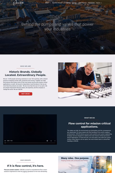 Circor-International Homepage 1440px