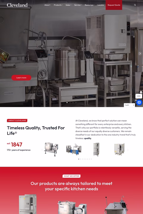 Cleveland-Range Homepage 1440px