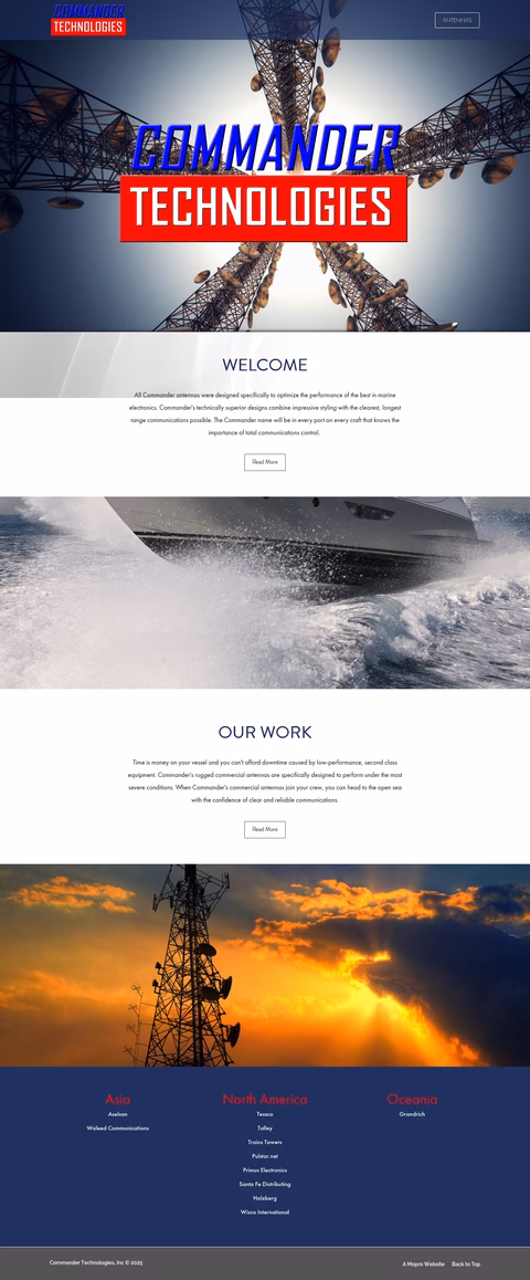 Commander-Technologies Homepage 1440px
