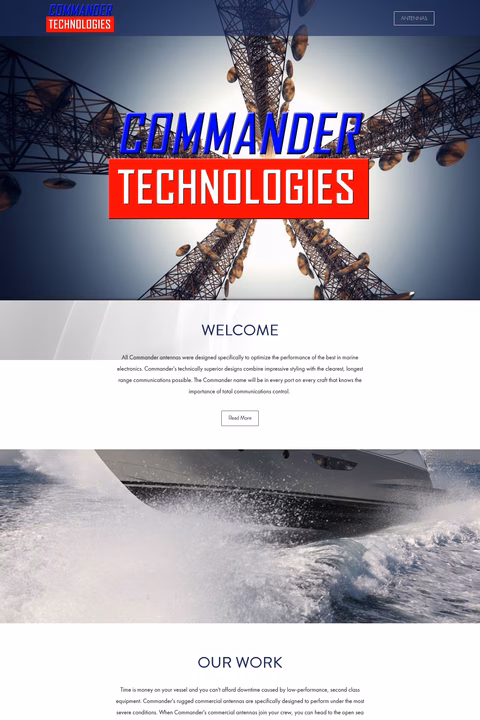 Commander-Technologies Homepage 1440px