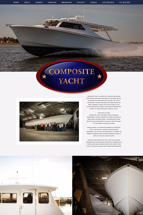Composite-Yacht Homepage 1440px