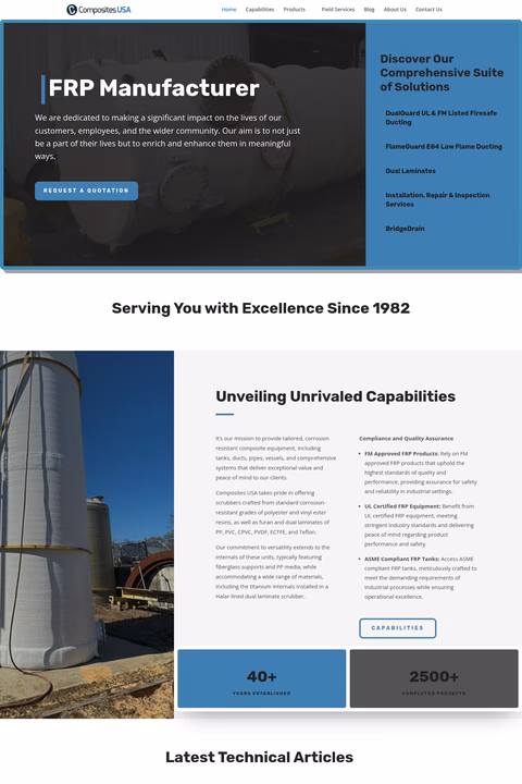 Composites-Usa Homepage 1440px