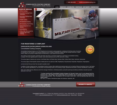 Consolidated-Coating-Company Homepage 1440px