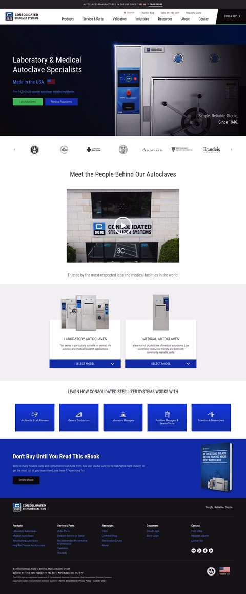 Consolidated-Sterilizer-Systems Homepage 1440px