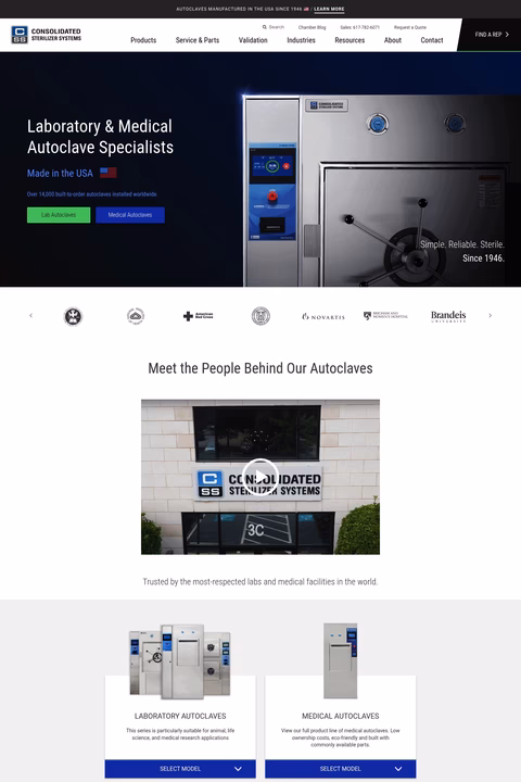 Consolidated-Sterilizer-Systems Homepage 1440px